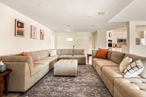 Spacious couches to host your group!
