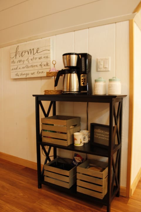 And of course, the necessary coffee bar!