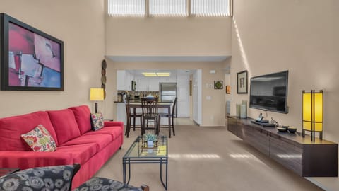 Great open floor plan with cathedral ceiling and lots of natural bright light.