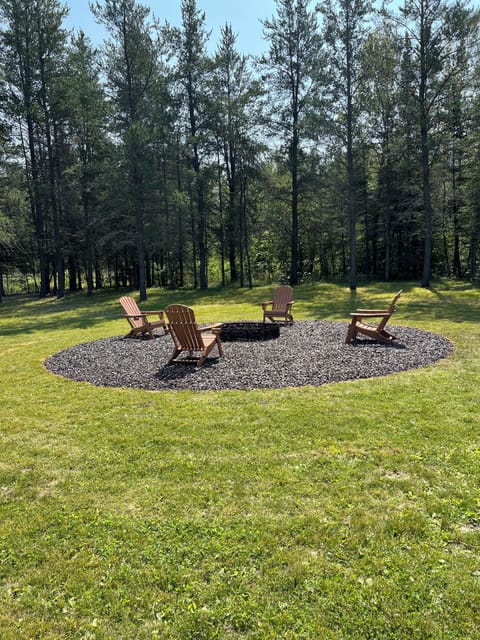 Enjoy the woods around the fire pit