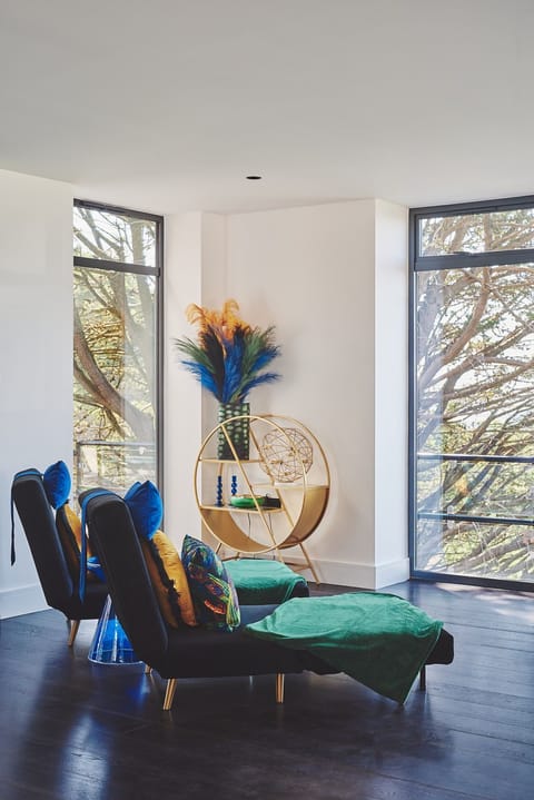 A sitting area at Reservoir View, Somerset