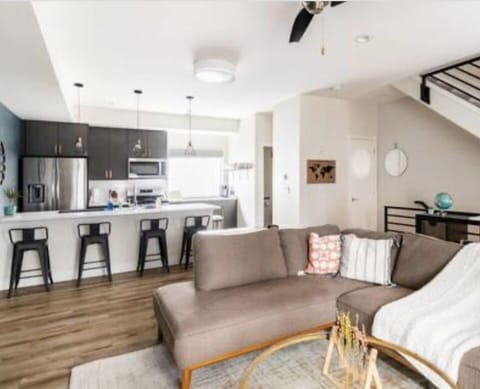 Living room & kitchen