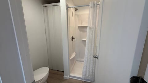 Bathroom with toilet and shower