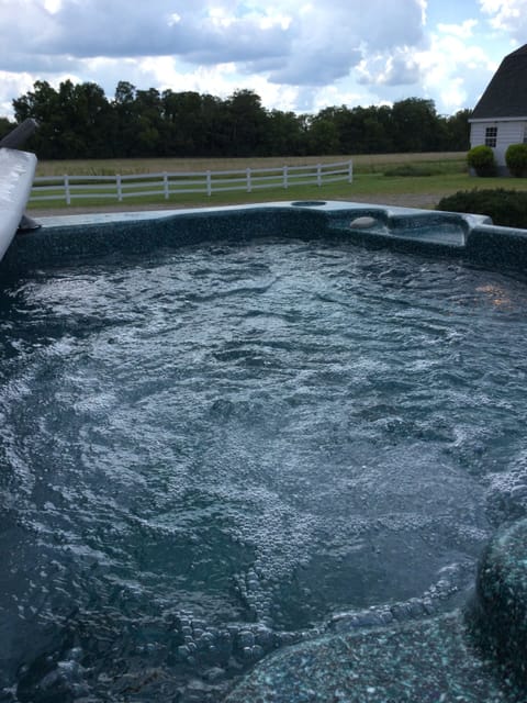 Hot tub available year round.