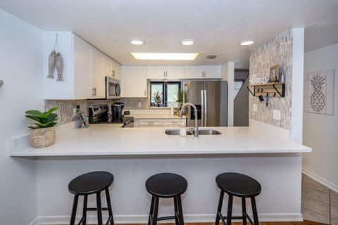 St. Augustine Beach Condo Gourmet Kitchen