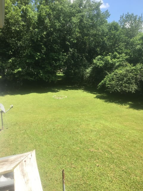 Large fenced in back yard.