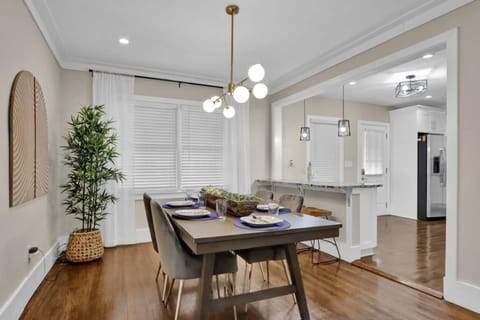 Share meals and moments at this spacious dining area for 8!