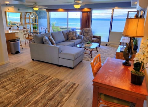 The view encompasses the entire front of the condo!