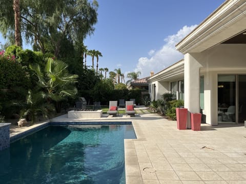 Plenty of outdoor lounging space