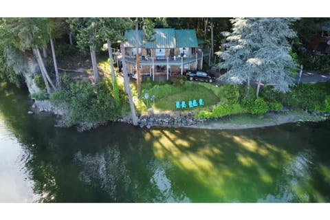 This picture was taking in-front of the water.