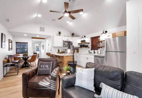 Open Living Room Kitchen
