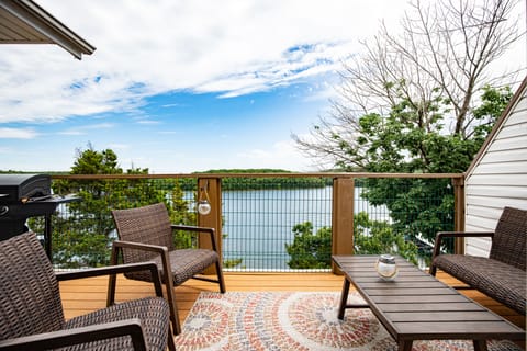 Outdoor Seating and Great Views From The Deck.