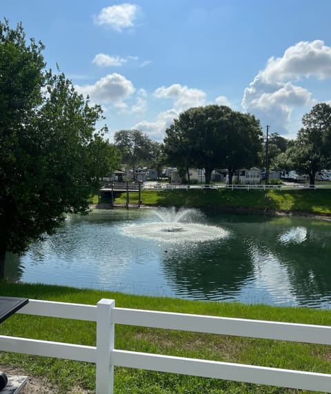 Lake Front cottage is your Happy Place while relaxing in the Gazebo.