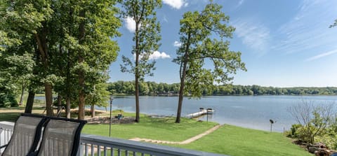 Enjoy the view from Serenity Lake Vista's back deck