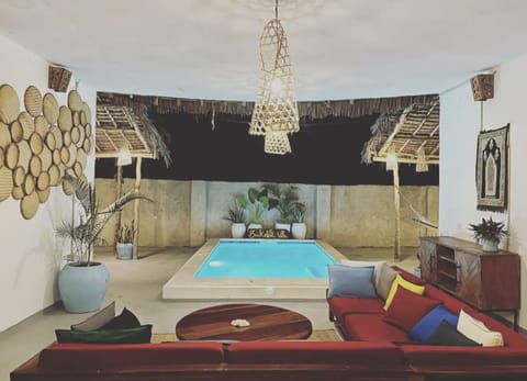 "It's just you and the pool."