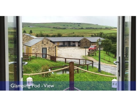 view from Heron glamping pod