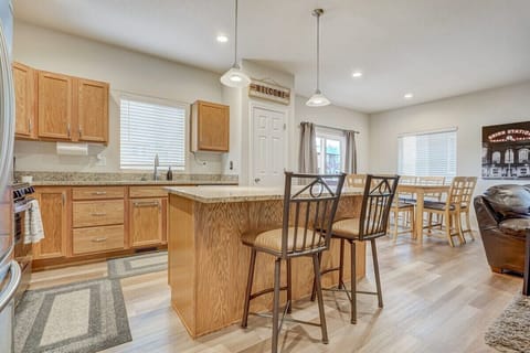 Spacious kitchen with an inviting island for cooking and gathering!