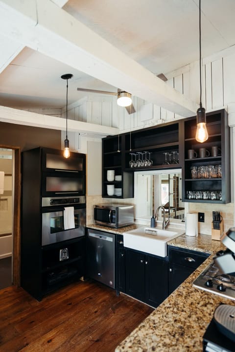 Fully stocked kitchen