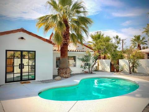 Stunning Original Casita with kidney shaped Pool and all walled in Gardens 