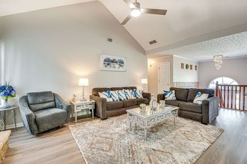 Covington Vacation Rental | 4BR | 3BA | 2,100 Sq Ft | Stairs Required for Access