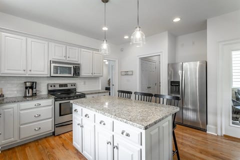 fully stocked kitchen
