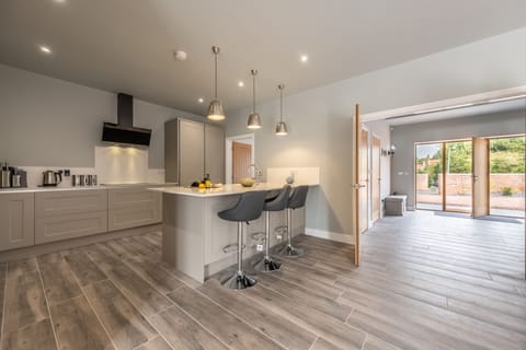 Ground floor: Entering the open-plan living area and kitchen