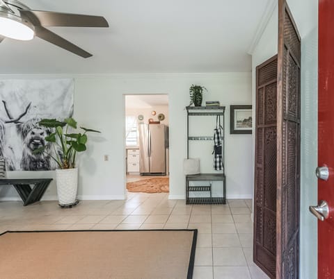 The view opening the front door. Welcome home!