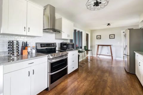 Wide kitchen and countertops