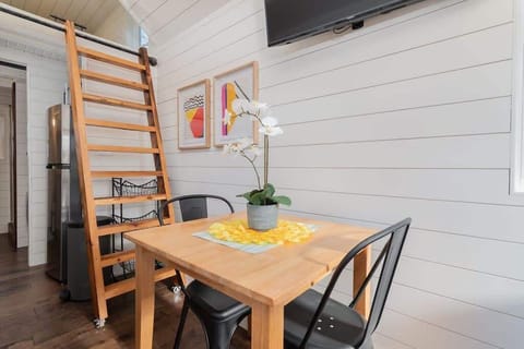 Dinner for two at the quaint dining room table!