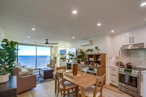 Kitchen and living room