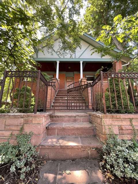 Front steps and gate