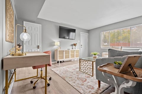 Living Room and Workspace