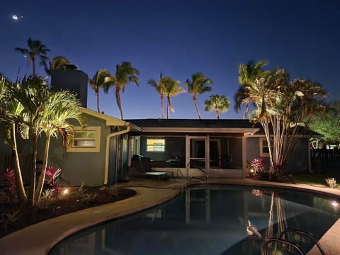 Backyard Uplighting - New Landscape