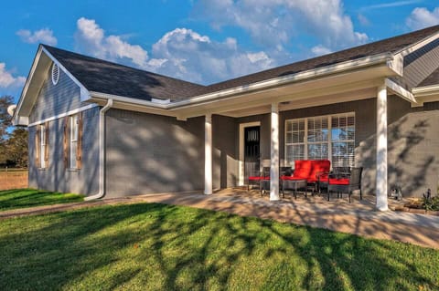 Outdoor seating area to watch the sunsets