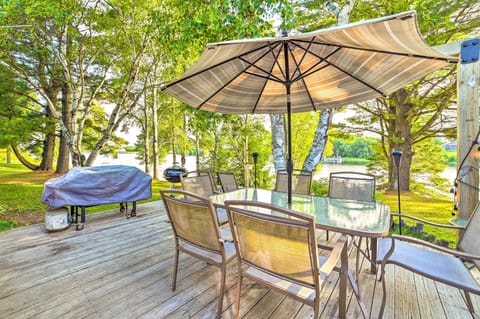 Furnished Deck | Charcoal Provided for Grill