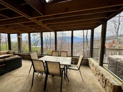 WINTER SCREENED PORCH VIEW