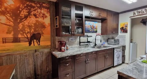 I love this mural in the dining room!