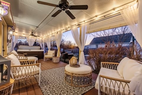 An ideal setting when you just don't want to leave home.