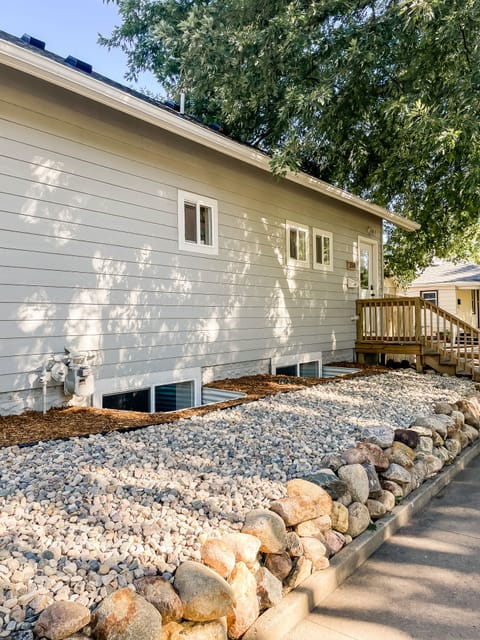 View of house & front door.