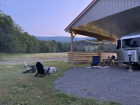 Enjoy expansive views of the Catskills 