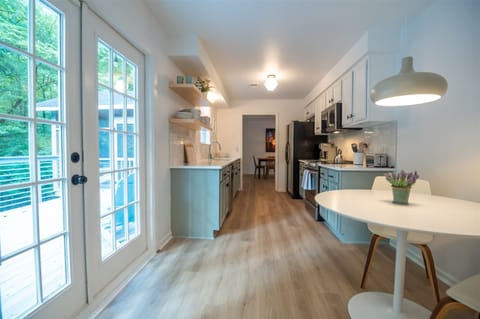 Doors to the Gas Grill & Back Deck