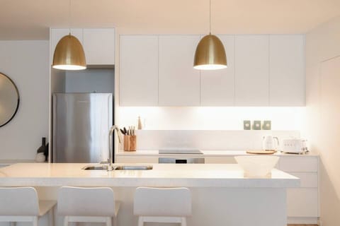 Cook meals in the gourmet kitchen, fully-equipped for your holiday catering.