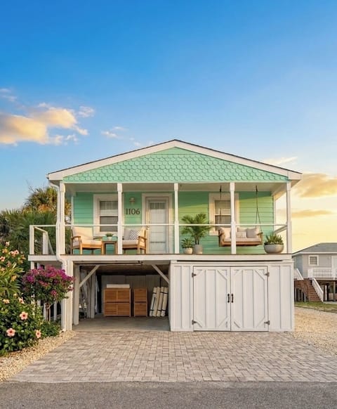 Inviting front porch