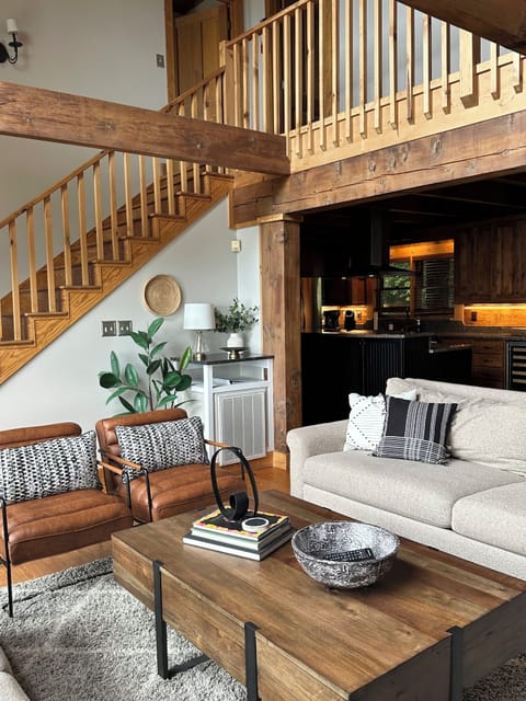 cozy living room with beautiful views