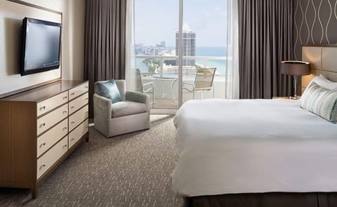 Step onto the balcony and breathe in sea breezes.