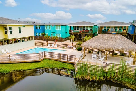 Relax by your private pool or enjoy the view of the serene catch-and-release pond just steps away