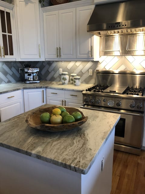 High end appliances including thermo frig and wine cooler