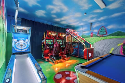Your own arcade to keep them busy!