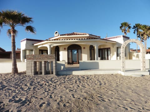 Casa Vasquez sits right on the beach in Las Conchas, Mexico