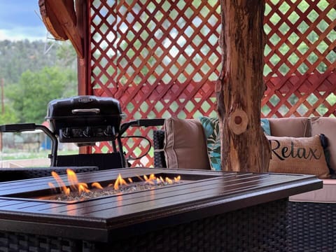 Guests are loving our newly renovated hospitality pavilion. Great place to relax and soak up the mountain air!